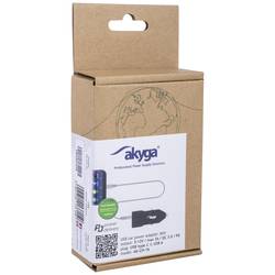 Akyga AK-CH-16 USB nabíječka, Rychlonabíječka, 1x USB-C®, 1x USB A , 36 W, QC 3.0, Power Delivery 3.0, PPS, černá