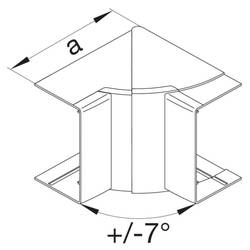 Hager LFF6011049016 vnitřní roh (š x v) 110 mm x 60 mm 1 ks bílá
