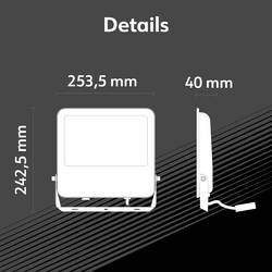 Müller-Licht Chicago 21600066 venkovní LED reflektor 100 W Barvy světla (LED svítidlo): neutrální bílá