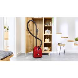 Bosch Staubsauger mit Beutel, Serie 4, rot sáčkový vysavač 600 W se sáčkem na prach