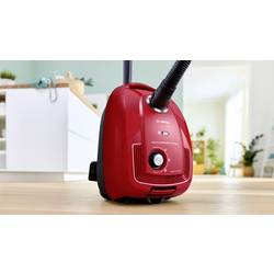 Bosch Staubsauger mit Beutel, Serie 4, rot sáčkový vysavač 600 W se sáčkem na prach
