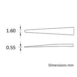 Ideal Tek 242CFR.SA.1.IT Pinzeta, 1 ks, 242CF, 130 mm