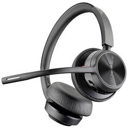 HP Poly Voyager 4320 USB-A Headset +BT700 Dongle Headset otevřená (On Ear) Bluetooth® stereo černá regulace hlasitosti, Vypnutí zvuku mikrofonu Počítače
