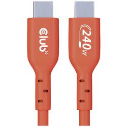 club3D Kabel USB-C USB 2.0 USB-C ® zástrčka 4.00 m oranžová CAC-1515