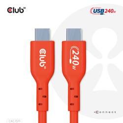 club3D Kabel USB-C USB 2.0 USB-C ® zástrčka 4.00 m oranžová CAC-1515