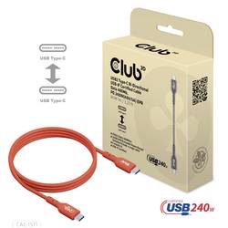 club3D Kabel USB-C USB 2.0 USB-C ® zástrčka 4.00 m oranžová CAC-1515
