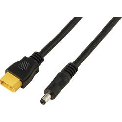 DC zástrčka 2,1/5,5 mm pro XT60 kabel, 0,5 m TC-13619288 černá TRU COMPONENTS Množství: 1 ks