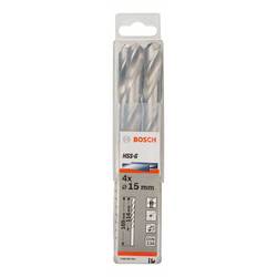 Bosch Accessories 2608585594 HSS kovový spirálový vrták 15 mm Celková délka 169 mm broušený DIN 338 válcová stopka 4 ks