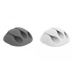 Delock příchytné klipsy kabelu termoplast bílá, šedá (š x v) 35 mm x 16 mm 1 sada 18297
