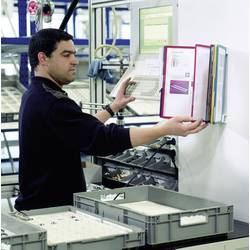 Durable nástěnný držák pohledové tabule VARIO WALL 10 - 5567 červená, žlutá, zelená, modrá, černá DIN A4 Počet dodaných průhledných tabulek 10