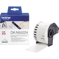 Brother Brother DKN55224 - Papier - Schwarz auf Weiß - Rolle (5,4 cm x 30,5 m) etikety v roli 54 mm x 30.48 m papír bílá 1 ks nelepí DKN55224 univerzální