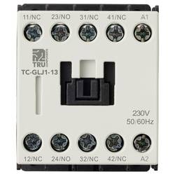TRU COMPONENTS TC-GYJ1-13-230VAC pomocný stykač 1 spínací kontakt, 3 rozpínací kontakty 230 V/AC 10 A 1 ks