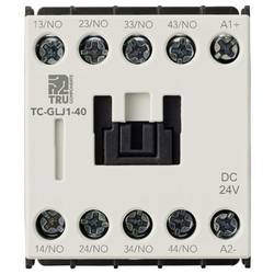 TRU COMPONENTS TC-GYJ1-40-24VDC pomocný stykač 4 spínací kontakty 24 V/DC 10 A 1 ks