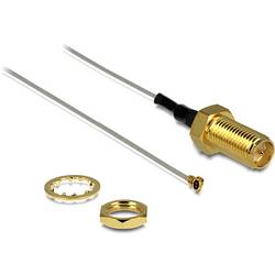 Delock pro Wi-Fi antény kabel [1x Zásuvka RPSMA - 1x IPEX zástrčka] 0.2 m šedá