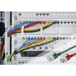 Digitus DK-1632-A-030S RJ45 síťové kabely, propojovací kabely CAT 6A F/FTP 3 m šedá barevně rozlišený, stíněný, točený drát, S průchodkou chránící proti