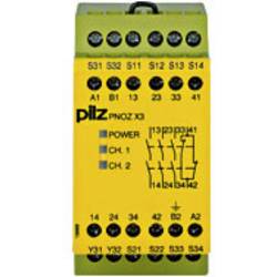 PILZ PNOZ X3 230VAC 24VDC 3n/o 1n/c 1so bezpečnostní relé, 230 V/AC, 3 spínací kontakty, 1 rozpínací kontakt, (š x v x h) 45 x 87 x 121 mm, 774318, 1 ks