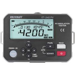 VOLTCRAFT ET-240 PV tester izolací 125 V, 250 V, 500 V, 1000 V, 4000 MΩ