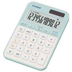 Casio stolní kalkulačka, displej (počet míst) 12, světle zelená