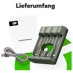 GP Akku Ladegerät USB nabíječka akumulátorů AA, AAA