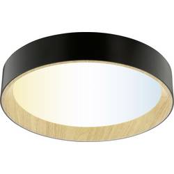 Brilliant G81090/76 Deckenleuchte LED 39cm stropní svítidlo LED pevně vestavěné LED dřevo (světlé), černá