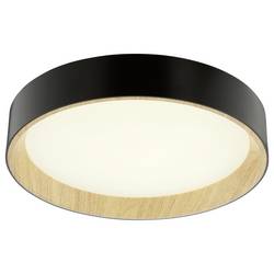 Brilliant G81090/76 Deckenleuchte LED 39cm stropní svítidlo dřevo (světlé), černá