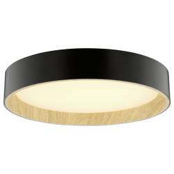 Brilliant G81090/76 Deckenleuchte LED 39cm stropní svítidlo dřevo (světlé), černá