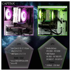Captiva Gaming PC Advanced Gaming 5700X 8 GB RAM NVIDIA GeForce RTX 5060 ti GDDR7 94169