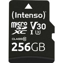 Intenso Professional paměťová kartam miniSDXC Retail 256 GB Class 10, UHS-I U3, v30 Video Speed Class Vodotěsný, Teplotně odolná