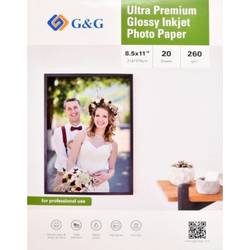 G&G 260GSM-8.5X11-20 fotografický papír 260 g/m² 20 ks