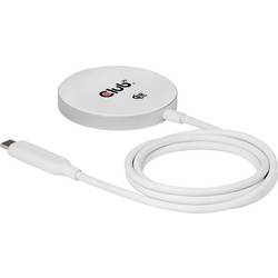 club3D bezdrátová indukční nabíječka 25 W Qi2 USB-C 25Wa CAC-3026 Výstup Qi standard bílá
