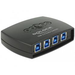 Delock 87724 USB 3.0 přepínač černá