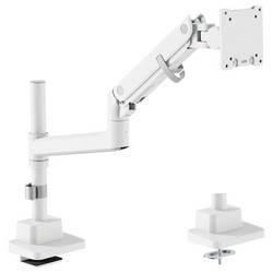 Digitus DIGITUS - Single Monitorhalterung, 57, 27 kg držák na stůl pro monitor 1 Displej: (s) 144,8 cm (57) bílá otočný, naklápěcí, otočný, nakláněcí