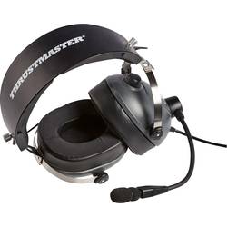 Thrustmaster ThrustMaster T.Flight - U.S. Air Force Edition Headset uzavřená (Over Ear) kabelová stereo šedá, metalická regulace hlasitosti, Vypnutí zvuku