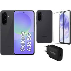 Samsung Galaxy A36 5G Enterprise Edition+Handy-Schutzglas Extreme Protect für Samsung smartphone 128 GB, 17 cm (6.7 palec), černá, Android™ 15, dual SIM