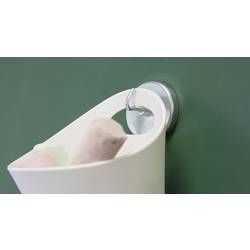 Maul magnet (Ø x v) 52 mm x 31 mm kulatý, s hákem stříbrná 1 ks 6155596