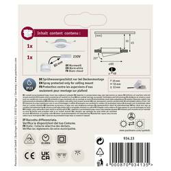 Paulmann 93413 Base vestavné svítidlo, LED, LED, 5 W, bílá