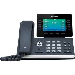 Yealink SIP-T54W šňůrový telefon, VoIP bluetooth, handsfree, kompatibilní s naslouchadly , konektor na sluchátka, optická signalizace hovoru, PoE, opakované