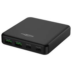 Ansmann Desktop Ladegerät DC465PD 65W USB nabíječka, 2x USB A, 2x USB-C®, 65 W, Dodávka energie, černá