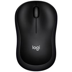 Logitech M220 Silent optická myš, přenos bezdrátový, 3 tlačítko, 1000 dpi, černá
