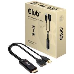 club3D CAC-1331 HDMI / DisplayPort adaptér [1x HDMI® - 1x DisplayPort] černá 0 mm