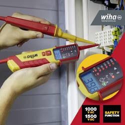 Wiha 45217 zkoušečka napětí a průchodu, CAT III 1000 V, CAT IV 600 V, LED, akustika