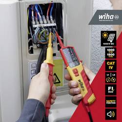 Wiha 45217 zkoušečka napětí a průchodu, CAT III 1000 V, CAT IV 600 V, LED, akustika