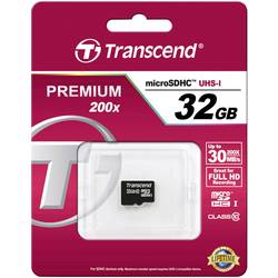 Transcend Premium paměťová karta microSDHC 32 GB Class 10