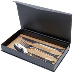 KS Tools 11100 Sada příborů sada 3 ks nerezová ocel stříbrná 11100 3dílná