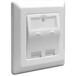 Delock zásuvka Snap In panel nevybavený specifikací 2 porty