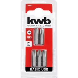 kwb 120003 křížový bit chrom-vanadová ocel 5 ks