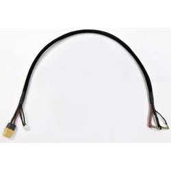 XCeed nabíjecí kabel [2x XT60 - 2x 4mm zástrčka se zlatým kontaktem, 5 mm zástrčka se zlatým kontaktem] 0.60 m flexibilní provedení XCD-107267