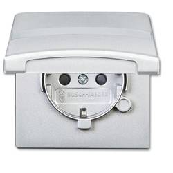 ABB 2CKA002064A0300 přístrojová vložka IP44 bílá hliníková (RAL 9006) , hliník