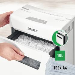 Leitz IQ 6X Protect Premium P4 skartovačka 6 listů na kousky 4 x 40 mm P-4 10 l Křížový řez sponky do sešívačky, kancelářské sponky