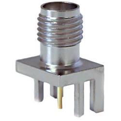Mueller Electric BU-1420701806 adaptérový konektor, SMA zásuvka - deska tištěných spojů, poniklovaná